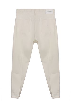 Seoul jeans in off-white cotton denim DON THE FULLER | SEOULDTF28ECM2S6031